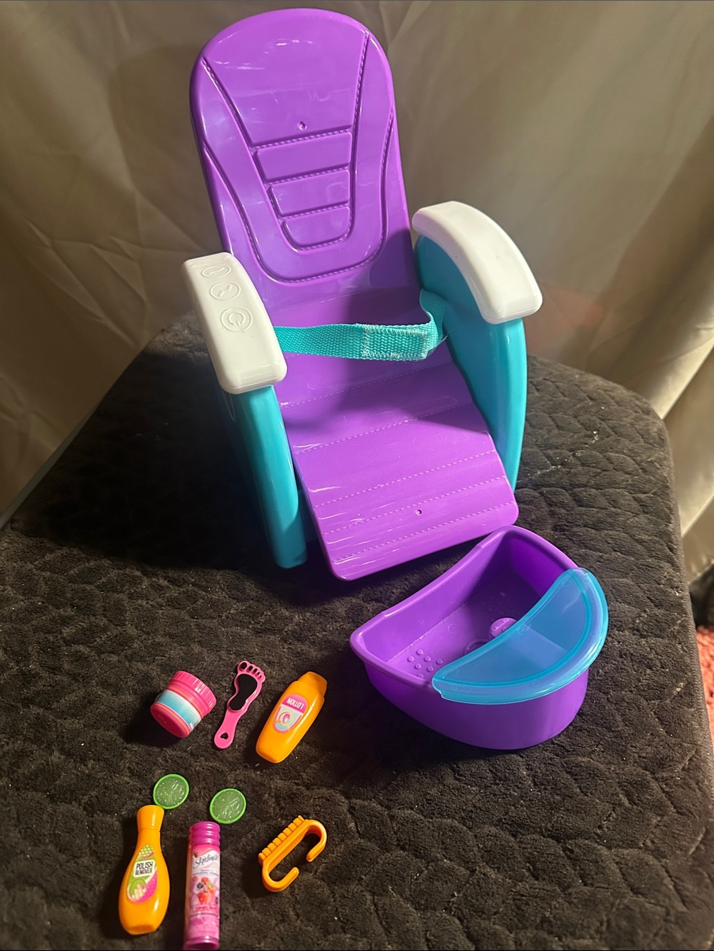 Pedicure salon set for 18 inch dolls